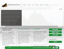 Tablet Screenshot of coppermountaintech.com